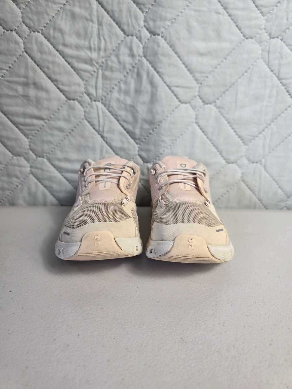 ON Cloud 6 Pearl/White Women's Sneakers Super Foam 360° Comfort Running Shoes - Picture 5 of 10